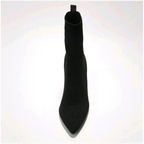 NEW Cape Robbin Faina Black Sock Bootie Women’s Size 8.5 Heels Pointy Toe Boots - Picture 5 of 16